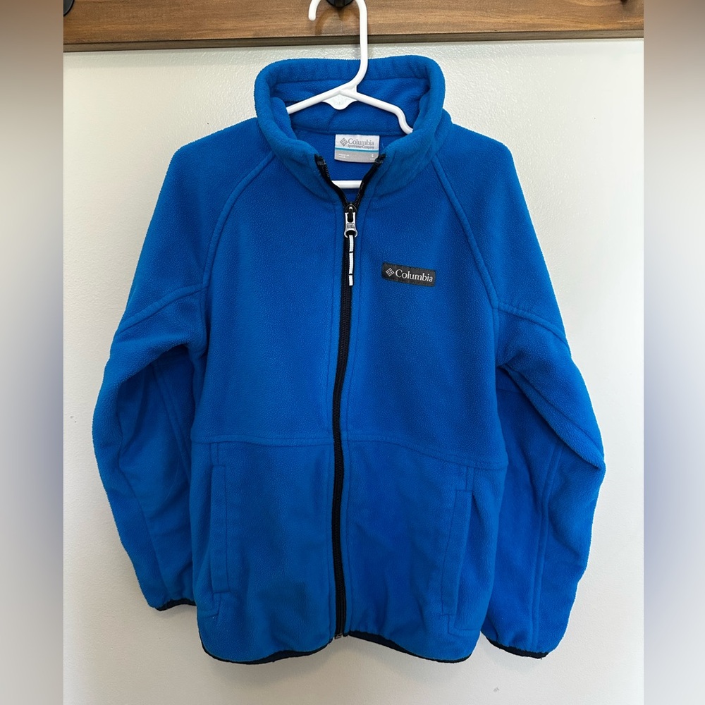 Columbia Boy Blue Fleece Jacket Size Small